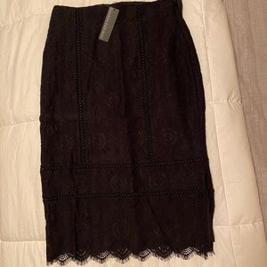 Lace Pencil Skirt